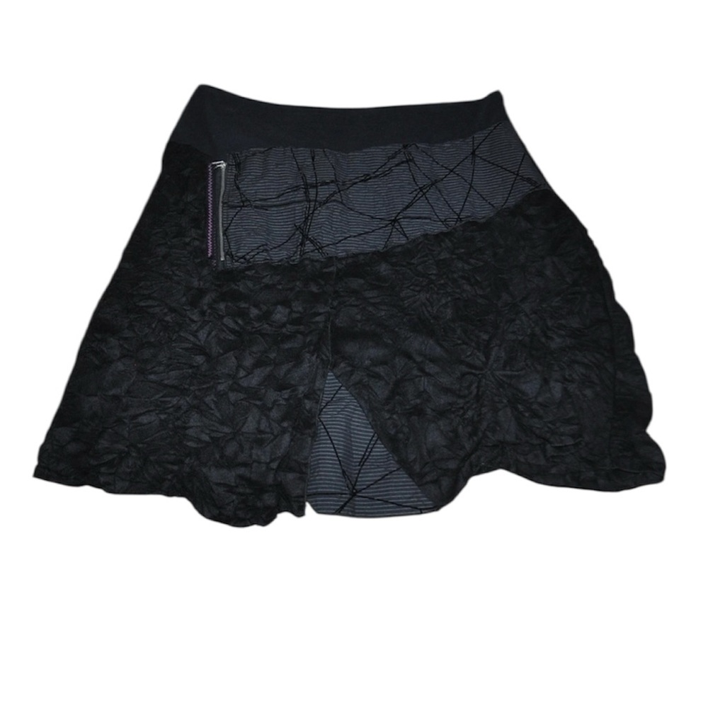 Elegant Tricotto Black Women's Skirt